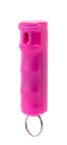 Mace Pepper Spray for Women & Men- Pepper Spray Keychain- Compact Model, Pink, 12 FT Range, Flip Top