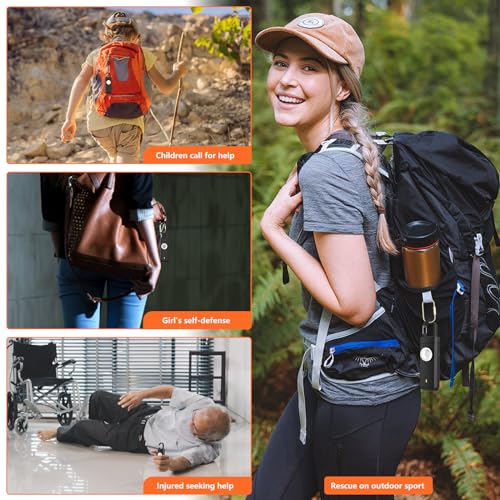 HOTLIFE Personal Safety Alarm for Women, Women Self Defense Keychain Alarm, Personal Alarm with 130 dB Siren & Strobe Light, Personal Emergency Safety Devices for Men, Children, Elderly