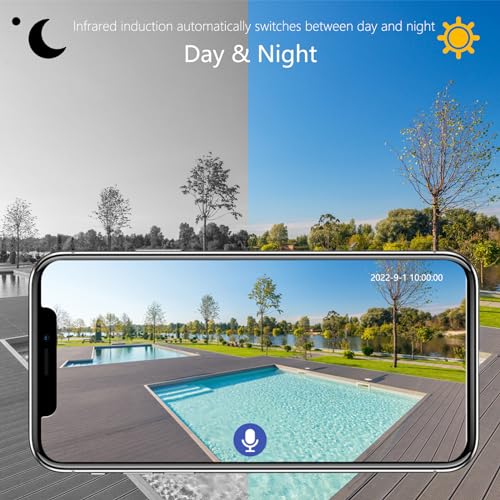 Doorbell Camera Wireless WiFi Video Doorbell with Chime, Two-Way Audio, HD Security Camera,Real-Time Video for iOS & Android Phone,720P (T3)
