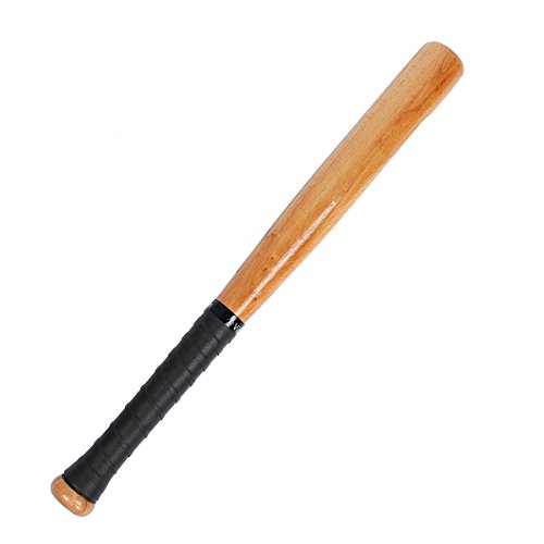 TargetEvo Natural Wood Baseball Bat Outdoor Sports Slugger Wooden Bat Self Defense Rounder Bat 25"