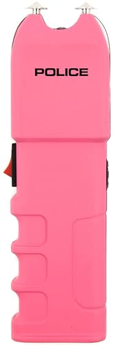 POLICE 928 Stun Gun with LED Flashlight, Pink