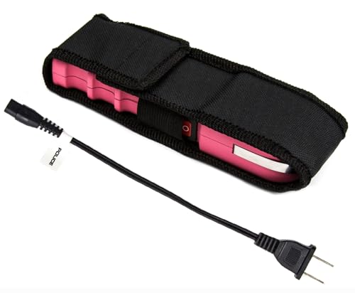 POLICE 928 Stun Gun with LED Flashlight, Pink