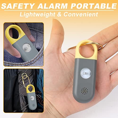 Personal Safety Alarm for Women - 130dB Self Defense Keychains Siren Whistle with Sos LED Strobe Light - Personal Emergency Security Safe Devices Key Chain Alarms for Kids Elderly