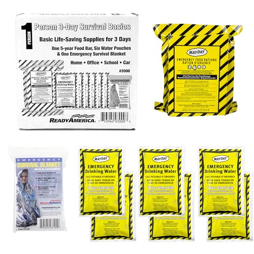 Survival Box Emergency Kit for One - 3 Days
