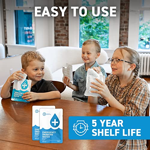 USA-Made Emergency Water Rations Packets (12 Pack)
