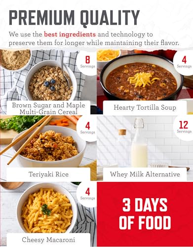 ReadyWise 72-Hour Emergency Food Supply Pack