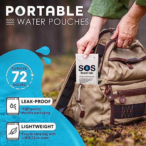 S.O.S. Emergency Water - 62 Packets, 5 Year Life