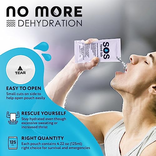 S.O.S. Emergency Water - 62 Packets, 5 Year Life