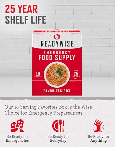 ReadyWise Emergency Food Supply - 18 Servings