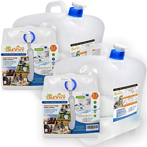 SurVivv Collapsible BPA-Free Water Storage Container