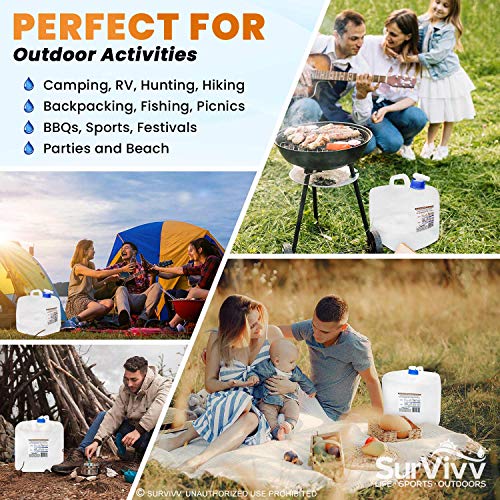 SurVivv Collapsible BPA-Free Water Storage Container