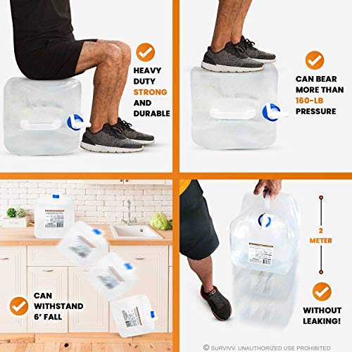 SurVivv Collapsible BPA-Free Water Storage Container