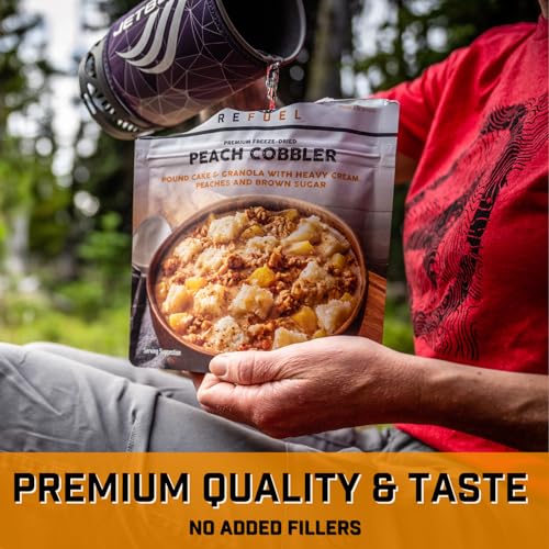 Peach Cobbler Freeze-Dried Survival Meal - 2 Servings