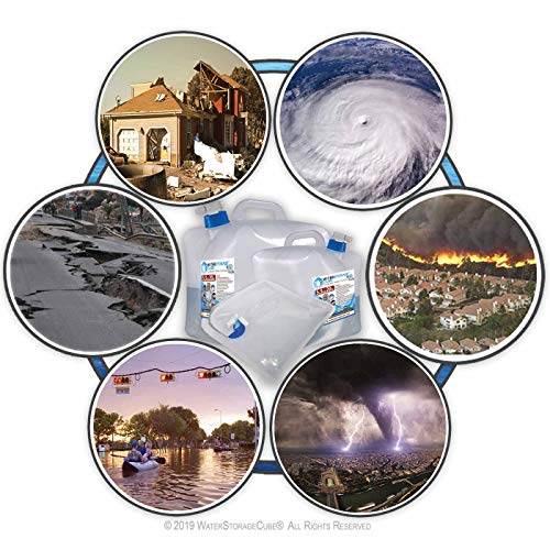 Collapsible BPA-Free Water Storage Container Jug