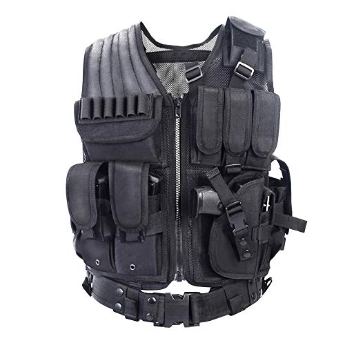 Adjustable Tactical Airsoft Vest for Adults