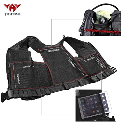 Adjustable Tactical Airsoft Vest for Adults