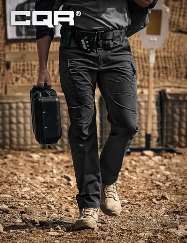 CQR Men's Tactical Water Resistant Cargo Pants