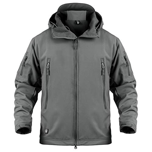 Men's Tactical Fleece Jacket - Army Ops Gray
