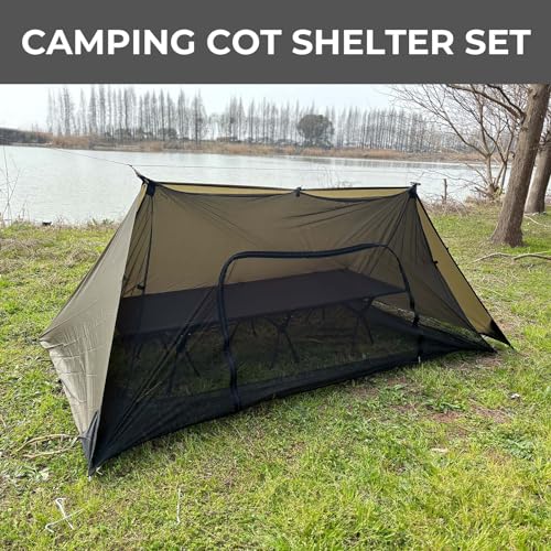 Survival Shelter Tarp Set for Camping & Hiking
