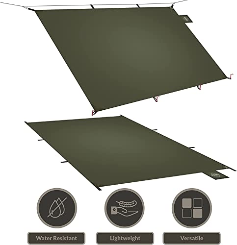 Survival Shelter Tarp Set for Camping & Hiking