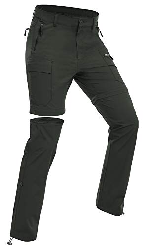 Women's Convertible Quick-Dry Hiking Pants - Green