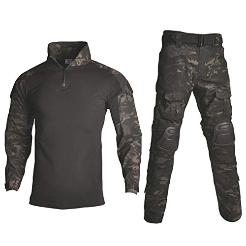 HARGLESMAN G3 Tactical Combat Gear Black Camo