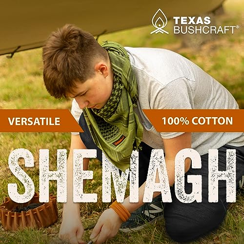 Drab Green Tactical Shemagh for Outdoor Adventures
