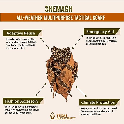 Drab Green Tactical Shemagh for Outdoor Adventures