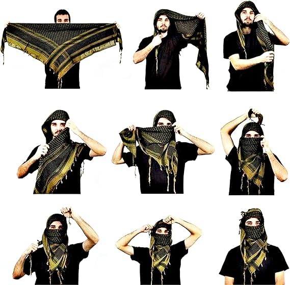 Aonal Military Tactical Desert Shemagh Scarf