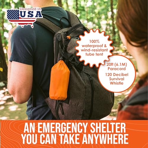 Mylar Emergency Shelter Tent for Survival & Camping