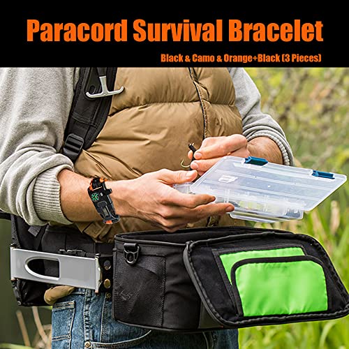 Multi-Function Paracord Survival Bracelet Set