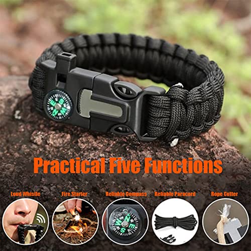 Multi-Function Paracord Survival Bracelet Set