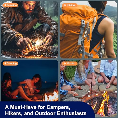 Survival Fire Starter Kit with Ferro Rod & Paracord