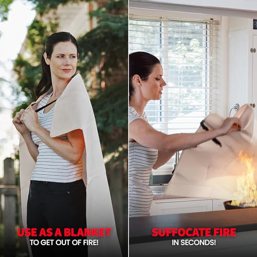 Prepared Hero Fire Suppression Blankets - 2 Pack
