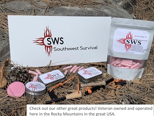 Waterproof Fire Starter Plugs - 28 Pack