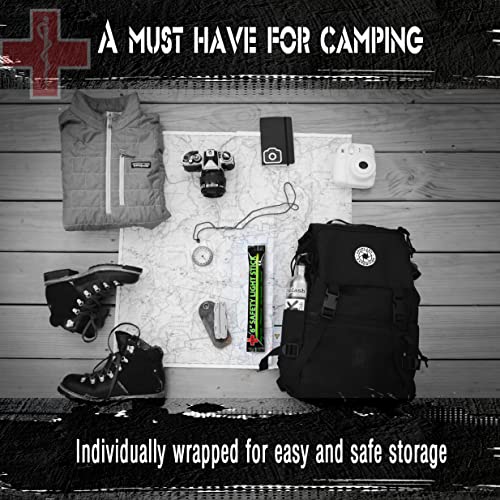 Ultra Bright Green Glow Sticks - 10 Pack