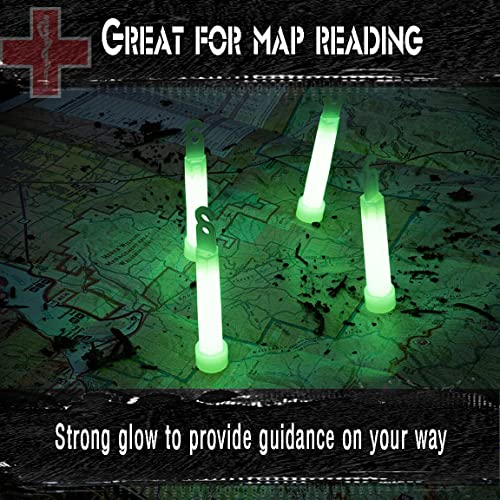 Ultra Bright Green Glow Sticks - 10 Pack