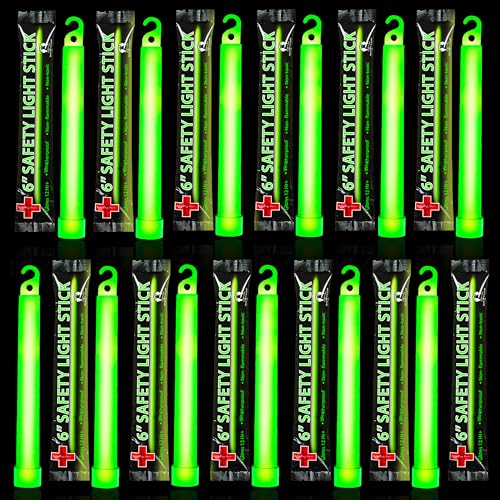 Ultra Bright Green Glow Sticks - 10 Pack