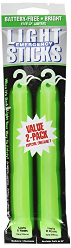 Ready America 8-Hour Green Emergency Lightsticks (2 Pack)