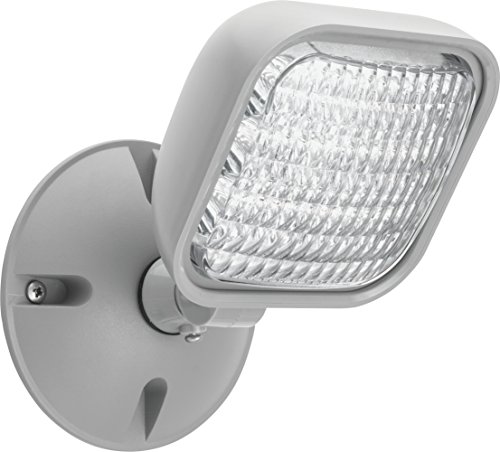 Single LED Head Emergency Light - Gray