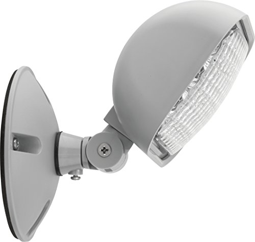 Single LED Head Emergency Light - Gray