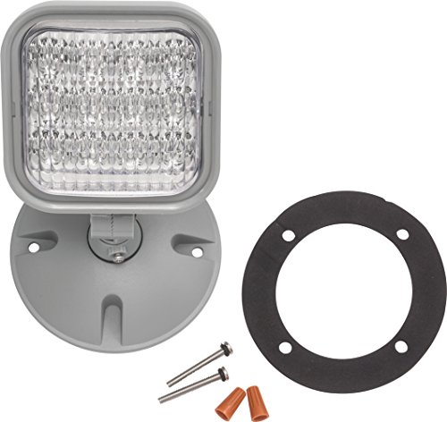 Single LED Head Emergency Light - Gray