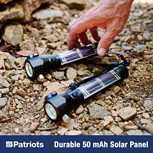 HaloXT Rechargeable LED Flashlight with Survival Tools