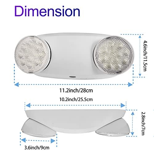 CM MZY Emergency LED Lights with Battery Backup