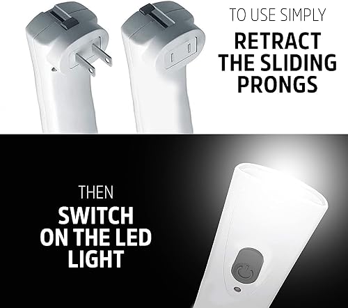 Rechargeable LED Emergency Flashlight - 6 Pack