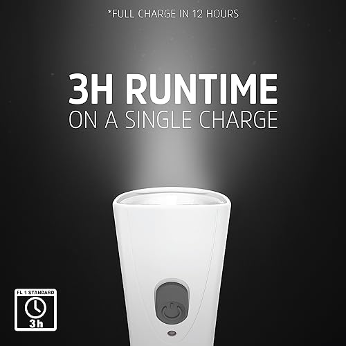 Rechargeable LED Emergency Flashlight - 6 Pack