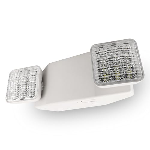 Hardwired LED Emergency Light with Battery Backup