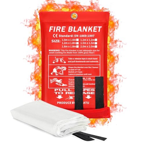 2024 Flame Retardant Fire Safety Blanket 40"x40