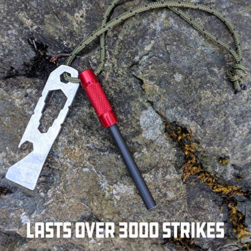 UCO Survival Fire Striker with Multitool, 3000+ Strikes
