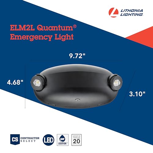 Quantum LED Emergency Light with Manual Testing